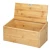 Import Supermarket practical storage baguettes natural bamboo solid wood crate lid from China