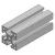 Import t-slot corner 6063 extrusion aluminum profile from China