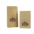Import Tea Sachet Food Packaging custom frosted zipper bags Flat Pouch White Black Brown Kraft Paper Ziplock Bag With Clear Window from China