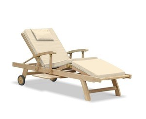 teak wood sun lounger chaise lounge furniture