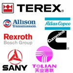 Terex truck hydraulic gas pneumatic steering cylinder 09253996