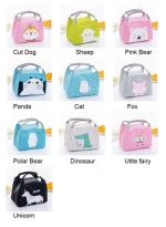 thermal Insulated Lunch Box Tote Food Picnic Bag Milk Bottle Pouch Cartoon Cute Lunch Bag For Women Girl Kids Children