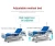 Import Three-function Electric ICU Hospital Bed with weighing system, Multifunction Electric Intensive Care Medical Bed from China