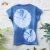 Import Tie Dye and Shibori T-shirt For Female Western Sports Wear 100% Cotton Apparel from India