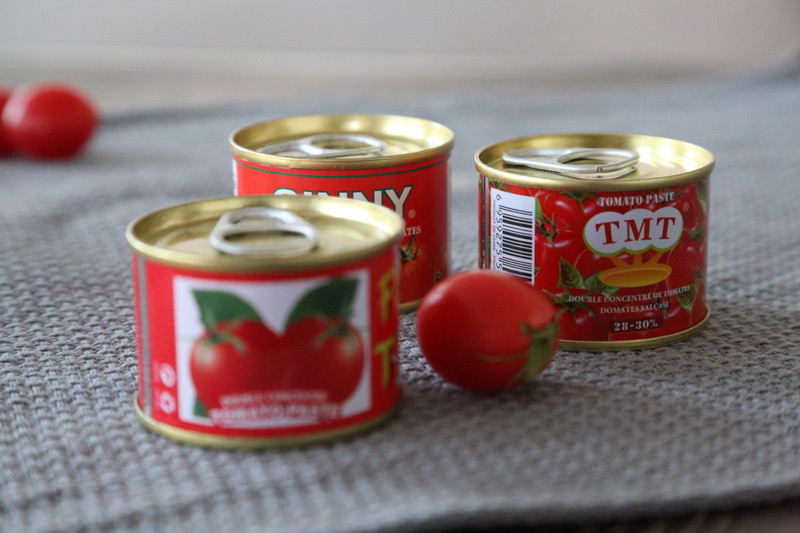 tomato manufacturer 70g 28-30% double concentration tomato paste OEM