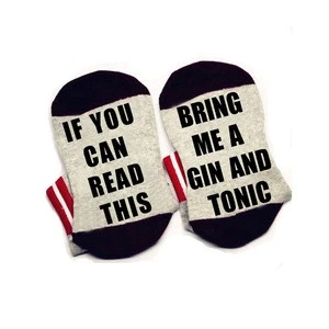 tonic Socks If You Can Read This Bring Me a gin and tonic Bridesmaid Men Women Socks