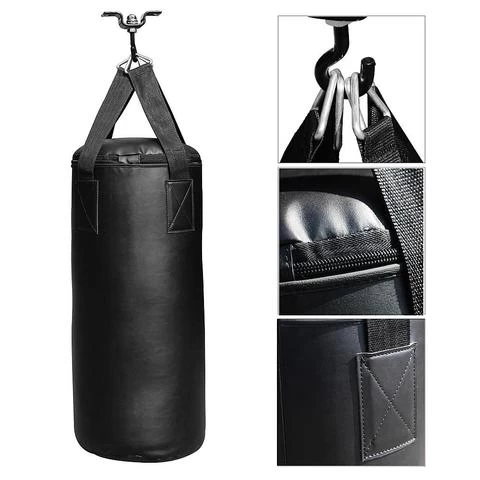 Top Quality Gym Fitness Heavy Punching/Sand Bags Durable Punching Bags PU Leather Punching Bags Set