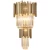 Import Top quality modern crystal wall lamp gold color aluminium K9 crystal wall sconce from China