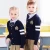 Top quality Sleeveless  V Neck Navy Blue Pullover School Uniform cotton Knitted Sweater kids cotton vest high school cardigans
