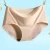 Import traceless sexy girl underwear fashion laser cut one-piece panties women seamless cool ice silk underwear from China