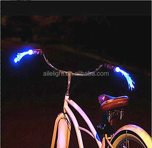 Trade Assurance New design Fluorescent bike lamp/LED bicycle handlebar end light/Bicycle handlebar light