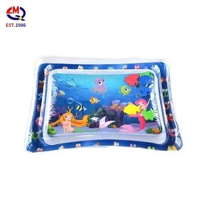 tummy time inflatable baby mat toddlers fun activity early development water play mat