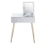 Import TUV Certified Morden Bedroom Furniture Wooden Dressing Table  Dresser with Mirror and Wood legs from China