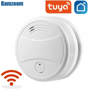 Tuya WIFI Safety Device Fire Detector Smoke Alarm Sensor Wireless Battery Operated SmartLife Home Automation
