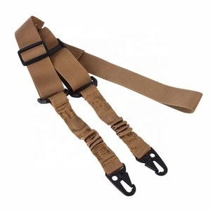 Two Point Tactical Rifle Sling Hunting Gun Strap Adjustable Nylon Multi-function Outdoor Airsoft Mount Bungee System Kit