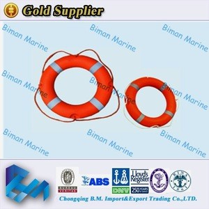Types of CE Approved Orange Life Ring Buoy For Life Raft