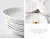 Import Ultra Thick Porcelain Plates White Ceramic Dishes for Hotel restaurant from China