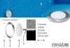 Ultra Thin Remote Control Ip68 12V Recessed Embedded Resin Filled Led Slim Swimming Submersible Pool Lights Led Underwater