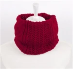 Unisex Winter Warm Infinity Single Circle Knit Cowl Neck Scarf Shawl