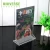 UNIVERSE clear slant back acrylic sign holder with wood base acrylic letter sign