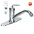 Import UPC Chrome Finish beautiful designed single handle fashionable sink kitchen faucet from China