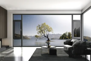 Upgraded Design Better Performance Villa Hotel  Swing Design Stainless Steel screen Horizontal Modern Aluminum Alloy windows