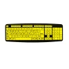 USB Wired Colored Computer Keyboard with Big White Keys for Elder People User or Kids` Education With Competitive Price
