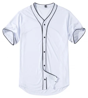 Vedo Baseball Shirt Wholesale Custom Sublimation Printing Polyester V Neck Softball Jersey Blank Baseball Shirt