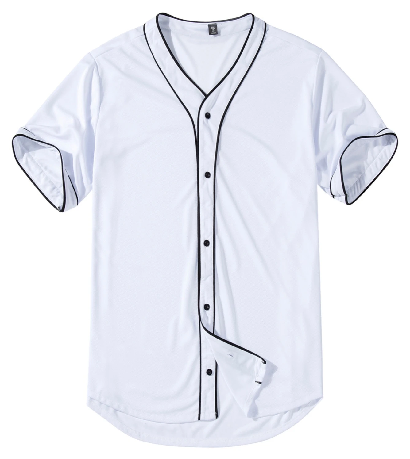 Vedo Baseball Shirt Wholesale Custom Sublimation Printing Polyester V Neck Softball Jersey Blank Baseball Shirt