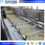 Vegetable and fruit washing machinary bubble vegetable washer machine