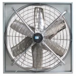 Ventilation exhaust fan of industrial plant greenhouse