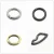 Import Verified Supplier Metal O Ring Round Carabiner, Flat Spring Gate Ring Round Snap Clasp Buckle from China