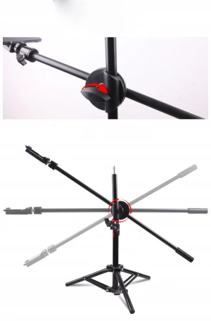 Video Cell Mobile Phone Holder Stand tTripod Circle 26 Inch Led Selfie Ring Light