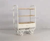 Vintage Industrial Moving Trolley Furniture, Cast Iron Wheel Trolley