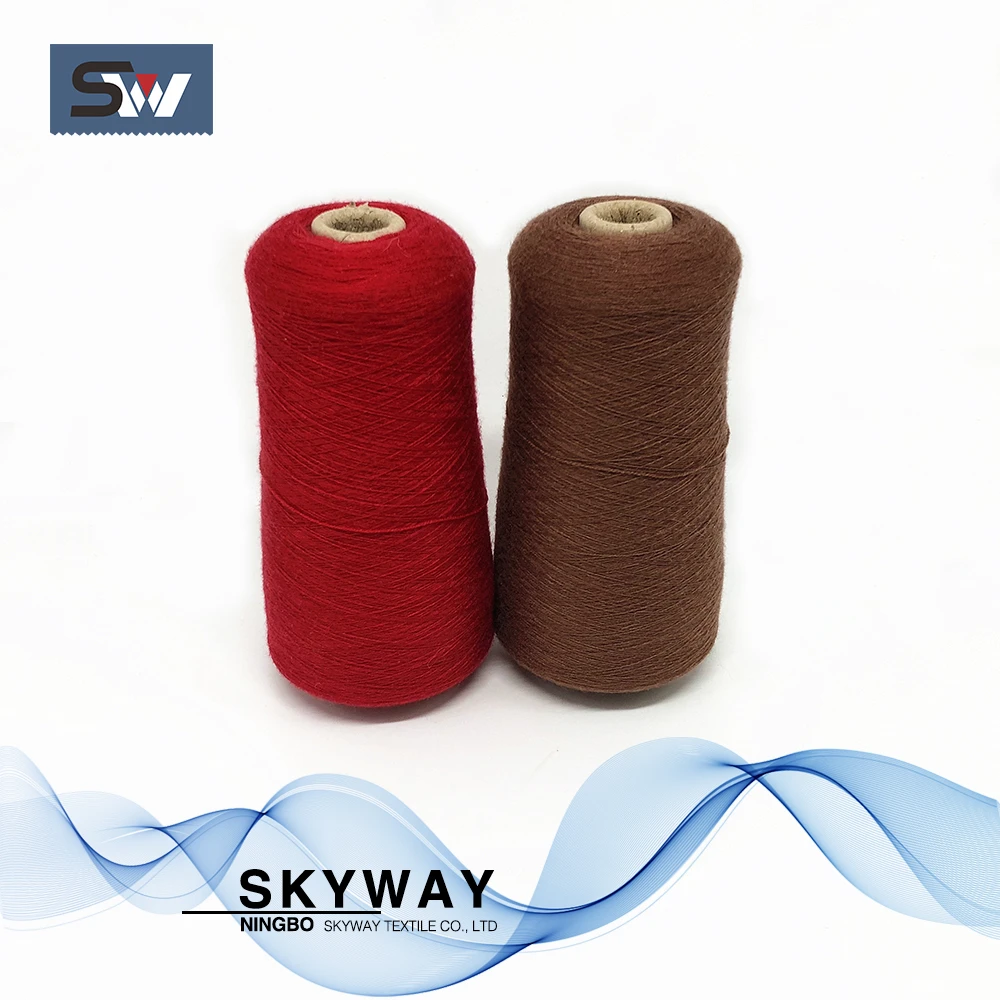 Viscose/Nylon/PBT blend yarn core yarn cashmere like yarn