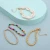 Import VRIUA Stock 4Pcs/Set Adjustable Natural Shell Bracelets Charm Rainbow Colorful Seed Bead Bracelets Bangles Wrist Chain Jewelry from China