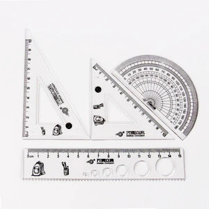 wanrun Cute Drawing Template Ruler Drafting Tool Stationery For Student Painting Supplies Creative Gift