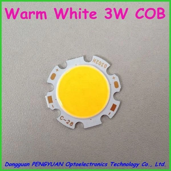 Warm white 3w cob led chip