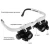 Import Watch Repair Magnifier Loupe Jeweler Magnifying Glasses Tool Set with LED Light 20x from China