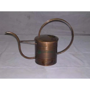 Watering Cans - Metal - Iron - Tin - Antique - Brown - Decorative Garden Items - Small - Handmade - Hi-tech International
