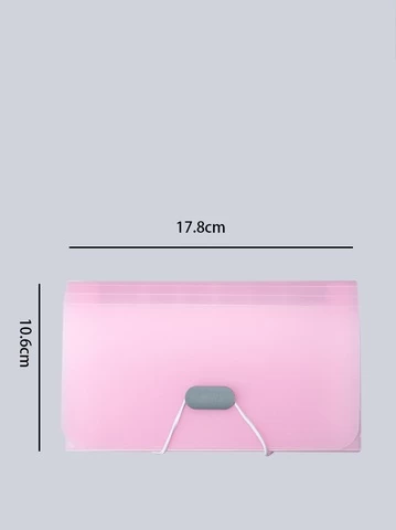 Waterproof A6 Mini 13 Pockets Organ Pack File Storage Ticket Holder PP Expanding Portable File Folder Stationery Office Supplies