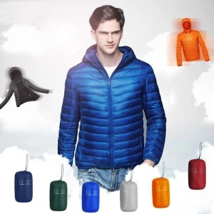 Waterproof insulated jacket man puffer jacket custom men winter  Packable Ultralight down jacket