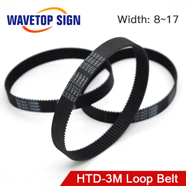 WaveTopSign HTD 3M Closed Loop Timing Belt Transmission Belts Perimeter 225 228 255 267 300 324 330 354mm