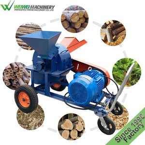 Weiwei garden log branches chips compost wood cutter machine tractor for sale