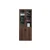 Import Wesome the glass door  brown oak industrial lock bookcase cupboard filing cabinet with glass door from China