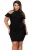 Import Western Women Ethnic Plus Size Cold Shoulder Peplum Bodycon Dress from China