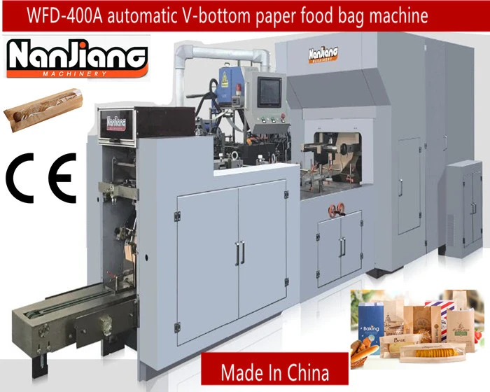 WFD-400A Automatic V-bottom paper grocery bag making machine