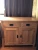 Import white oak furniture solid wood  simple sideboard wine cabinet two doors  two drawers  under table storage from China