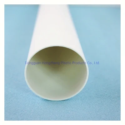 White PVC Extrusion Plastic Tube for Sports Equipment