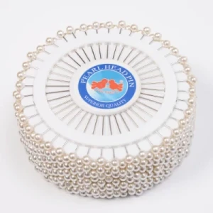 White Round Pearl Head Dressmaking Pins Sewing Pins